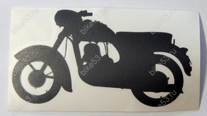 Наклейка  тип38  "JAWA"