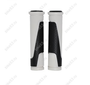 Грипсы HORST H305, резиновые, 130мм, черно-белые, 00-170469