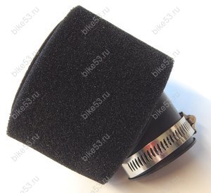 Фильтр воздушный для питбайка d-42mm 45град чёрный (362-7357)