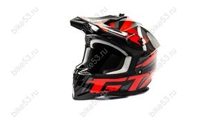 Шлем GTX 633 (кросс)  BLACK/RED GRAY XXL (ML 15543)