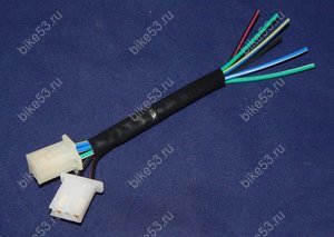 Разъем коммутатора CDI 4T 139QMB, 152QMI, 157QMJ, GY6 50-150 (4+2 контакта, мама, +провода) KOMATCU