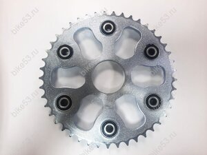 Венец задней звезды 428-45T Motoland Dakar 250 ST 6,болтов 45*136