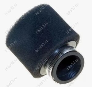 Фильтр воздушный для питбайка d-48mm 45 град. чёрный BSE 30.144.0170