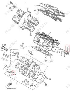 Кольцо стопорное Yamaha 93440-12117