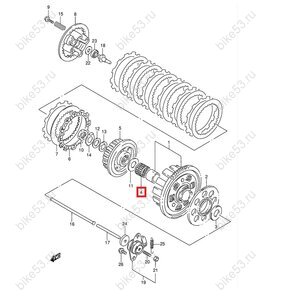 Подшипник обгонной муфты SUZUKI 09263-35017 (35х40х35.8)