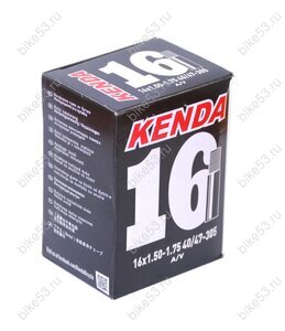 Камера 16х1,50-1,75 (40/47-305) KENDA A/V 5-511406 (5-516371)