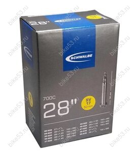 Камера 28  700х28-47С 28/47-622/635 SCHWALBE SV17 F/V 50 мм, 05-10400093