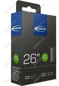 Камера 26х0,8-1.00  20/25-559/571, Schwalbe AV11A , IB AGV 40mm, 05-10422240