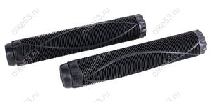 Грипсы TT Fish-170 чёрные с барендами 170мм  арт:355097
