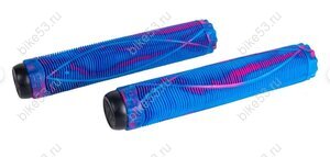 Грипсы TT Fish-170 сине-розовый с барендами 170мм  арт:355042