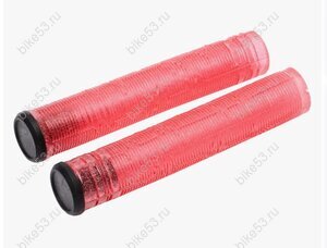 Грипсы TT FX-170 красный с блёстками с барендами 170мм  арт:889044
