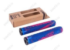Грипсы TT MAZE-170 синий-розовый с барендами 170мм  арт:142085