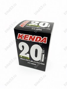Камера 20х2,4-2,8 (61/71-406)  KENDA F/V 48 мм, 5-512220