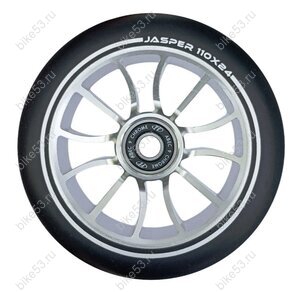 Колесо TT JASPER X-Treme 110*24мм, grey-black/серый-чёрный ABEC 9, арт:299133/NN015196