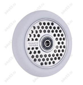 Колесо TT QUARTZ X-Treme 110*24мм, white/белый-серый ABEC 9, арт:392944/NN013027