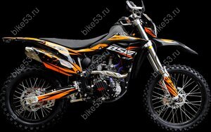Эндуро / кроссовый мотоцикл BSE Z7 Orange Neon (ZS174MN-3)