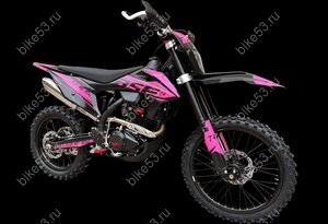 Эндуро / кроссовый мотоцикл BSE T4 Pink (ZS172FMM-5)