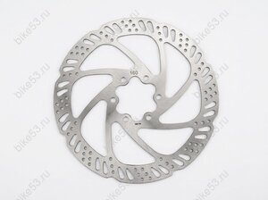 Диск тормозной 160mm/M-WAVE, для дискового тормоза, 160мм+6болтов, нержавеющая сталь, серебристый,00-170526